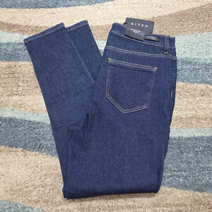 Risen Los Angeles Dark Wash Jeans NWT Womens 32/15 Stretch Denim